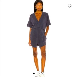 Free People Why Not romper in blue